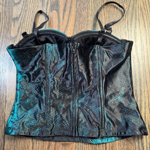 JLuxLabel Green Stay the Night Corset size small - Picture 3 of 7